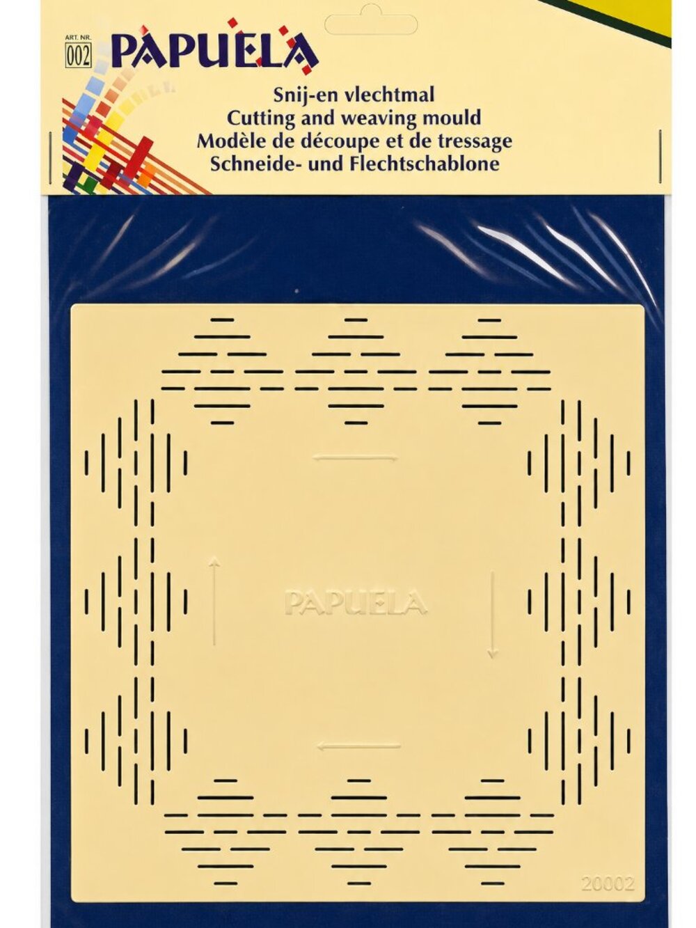 Papuela Cutting and Paper Weaving Metal Template PU0007 NEW